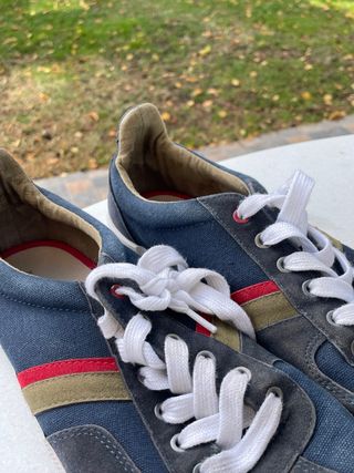 Zapatillas Zara Man Azul/Rojo