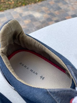 Zapatillas Zara Man Azul/Rojo