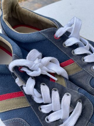 Zapatillas Zara Man Azul/Rojo