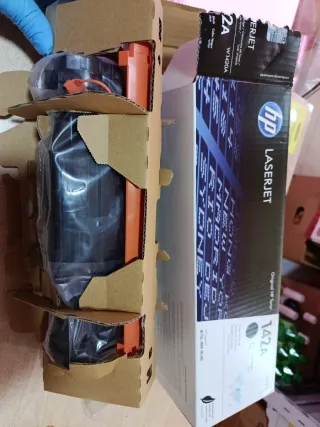 Tóner vacío para rellenar HP 142A LaserJet Negro