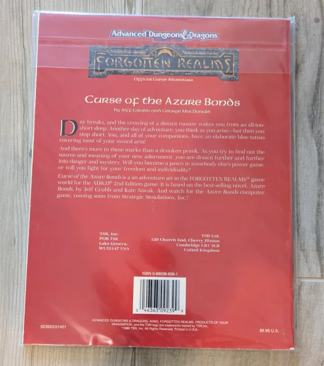 AD&D FRC2 Curse of the Azure Bonds