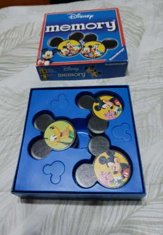 Lote 2 juegos Disney Memory y Sumar Restar