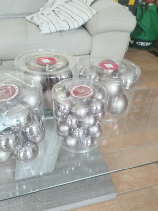 Decorazioni Natalizie Palline Oro Argento