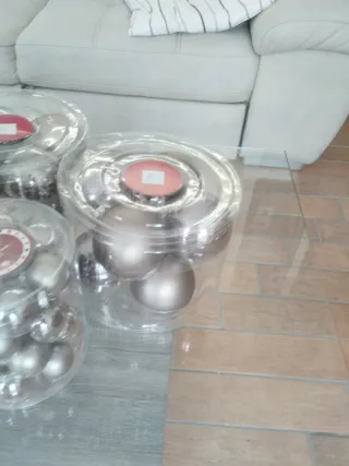 Decorazioni Natalizie Palline Oro Argento