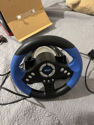 Volante NPLAY con caja PS2/PS3/PC