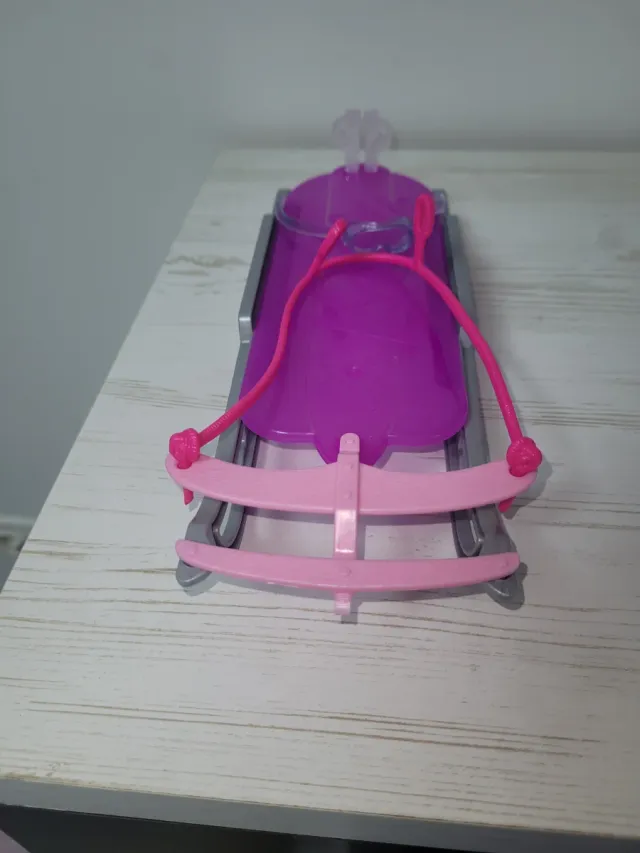 Pack 3 vehículos Barbie: bici, vespa y trineo