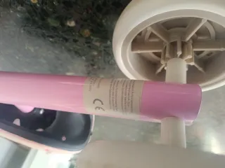 Bicicleta sin pedales niña rosa unicornios