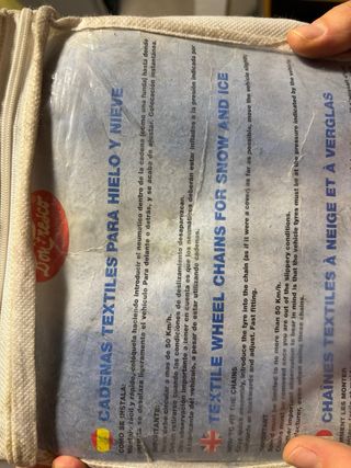 Cadenas textiles para nieve y hielo