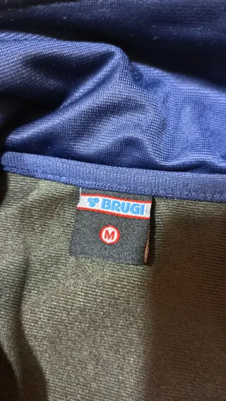Giacca Brugi full zip verde oliva taglia M