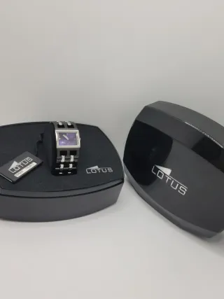 Reloj Lotus Acero Inoxidable Esfera Morada