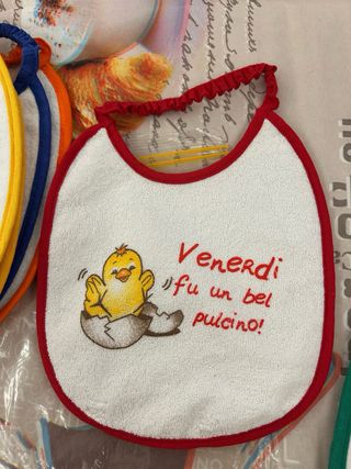 7 Bavaglini Giorni Settimana Nuovi