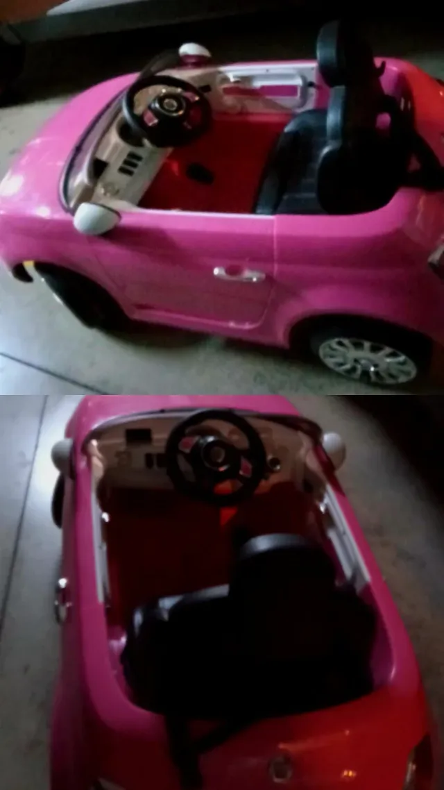Coche infantil rosa Seat 500