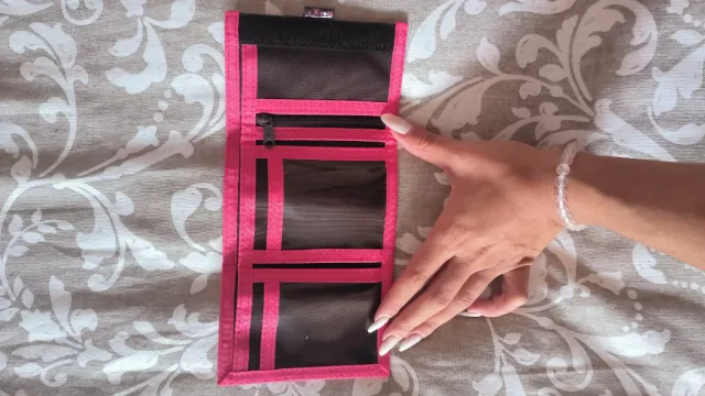 Monedero Roxy Rosa y Marrón