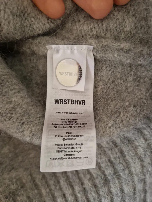 Jersey WB Gris Talla M