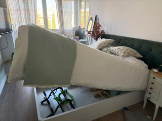 Urge Cama abatible 150,colchón,almohadas