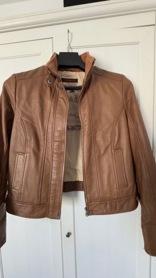 Chaqueta de Piel 100% TORRAS Marrón