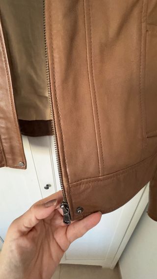 Chaqueta de Piel 100% TORRAS Marrón