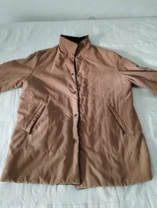 Chaqueta marrón ante
