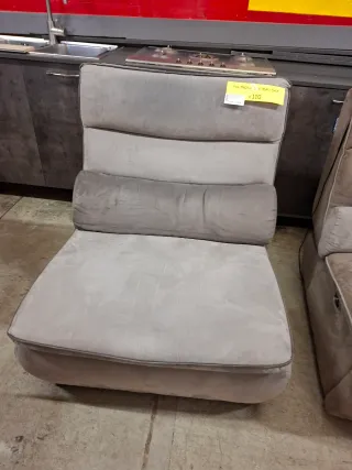 Poltrona Chateau d'Ax Tessuto Grigio