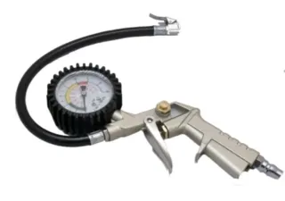 Pistola Gonfiaggio Manometro Aria Compressore