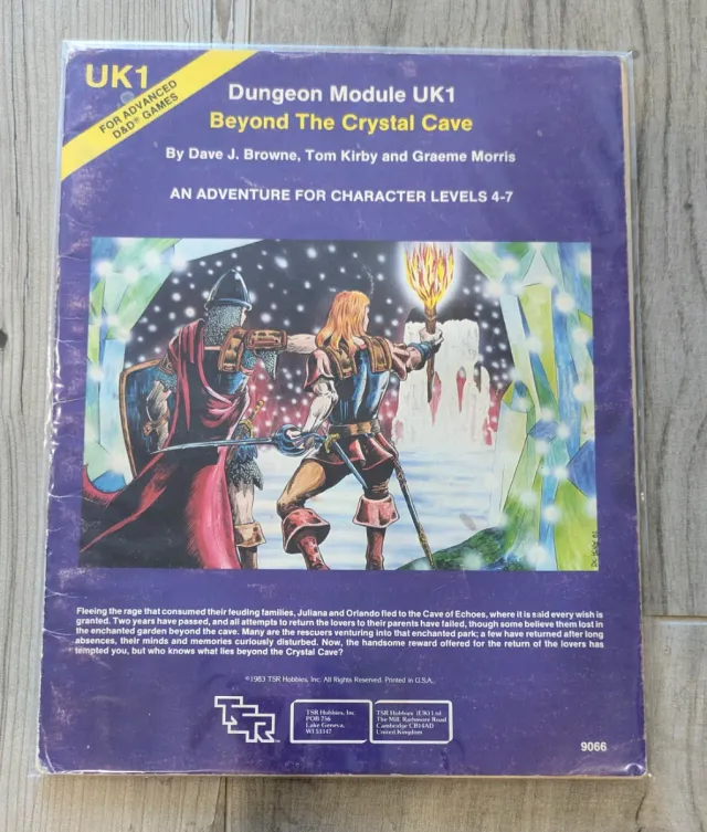 UK1 Beyond The Crystal Cave AD&D