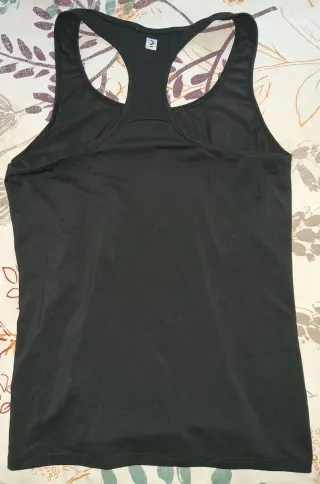 Camiseta tirantes Domyos negra