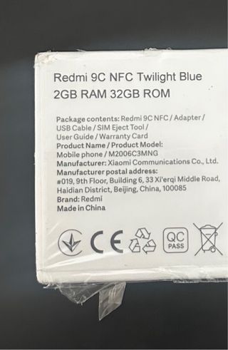 Xiaomi Redmi 9C 32GB Azul