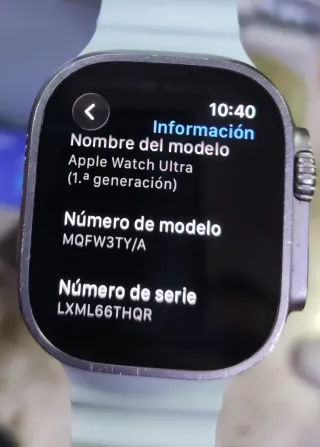 Apple Watch Ultra Verde/Plata