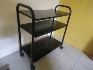 Carrito auxiliar 3 estantes con ruedas