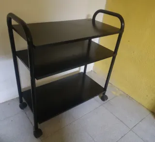 Carrito auxiliar 3 estantes con ruedas