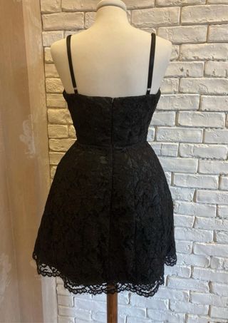 Abito Elisabetta Franchi pizzo nero