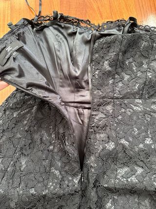 Abito Elisabetta Franchi pizzo nero