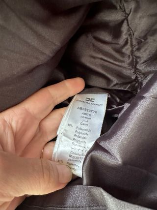 Abito Elisabetta Franchi pizzo nero