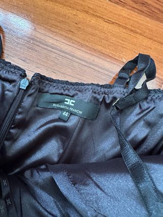 Abito Elisabetta Franchi pizzo nero