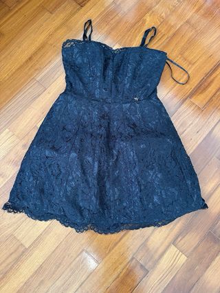 Abito Elisabetta Franchi pizzo nero