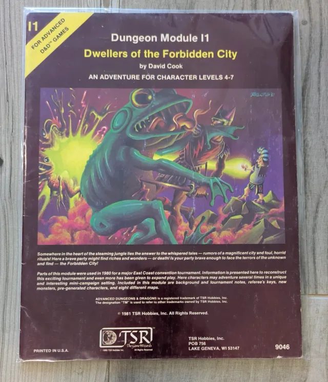 Módulo D&D I1 Dwellers of the Forbidden City