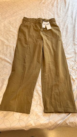 Pantalón Fila Verde Oliva Ancho