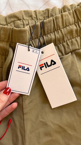 Pantalón Fila Verde Oliva Ancho