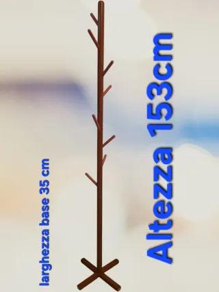 Appendiabiti appendino stand guardaroba legno new