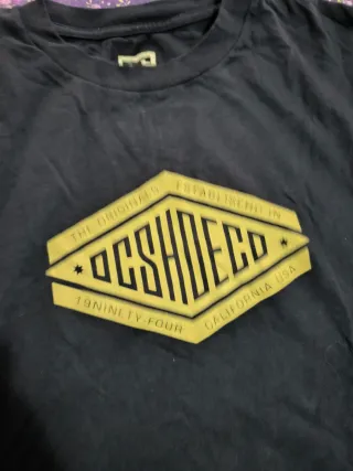 Camiseta DC Shoes Manga Larga Negra