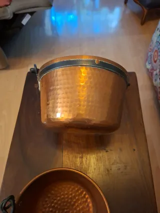 Set 3 Peroles Cobre 22, 18 y 14 cm