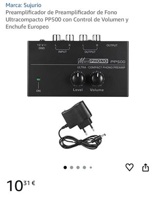 Preamplificador Sujurio PP500 Negro