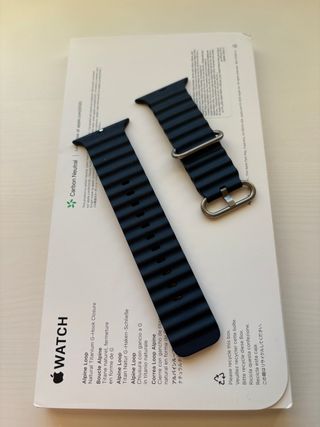 Correa Apple Watch Ultra Ocean- Navy- Azul/Plata