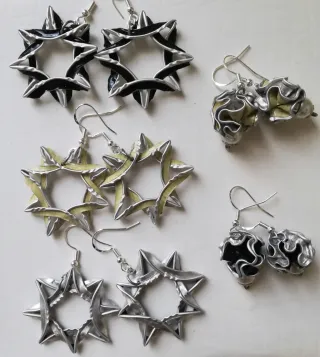 Orecchini artigianali per le feste