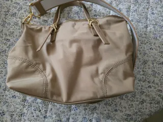 Bolso Bimba y Lola Beige y Dorado