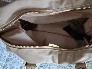 Bolso Bimba y Lola Beige y Dorado