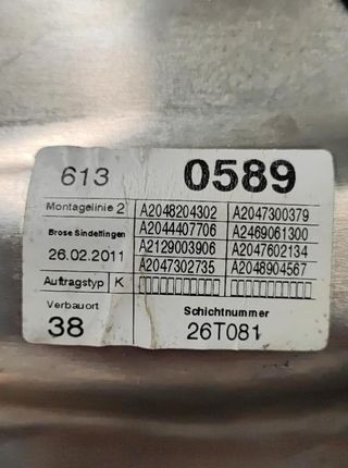 Mercedes-benz a2048204302 elevalunas clase 240171