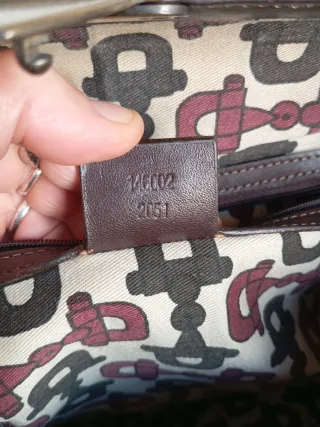 Bolso Gucci Piel Marrón Dorado