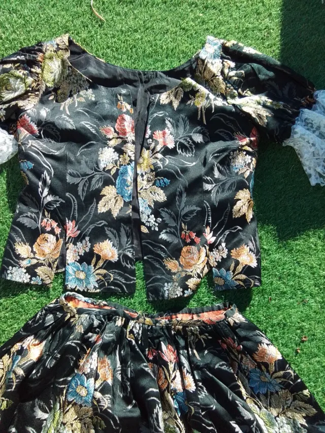 Traje Regional Brocado Seda