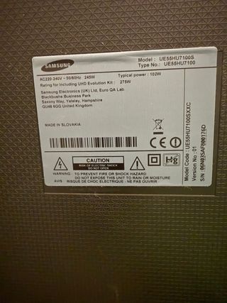 Televisor Samsung 55” curve